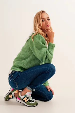 Skinny jeans with stretch in medium blue