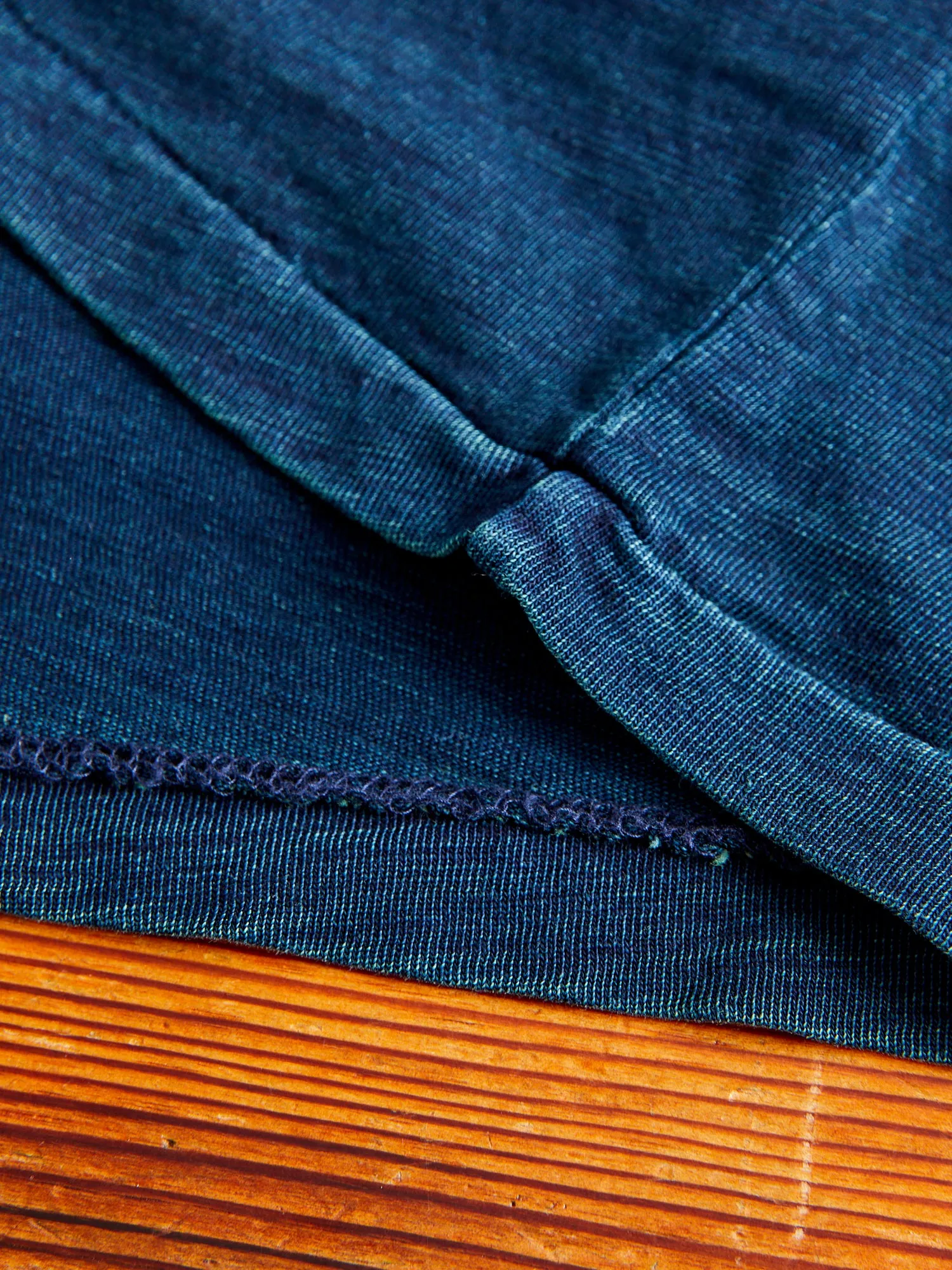 Slub Jersey Pocket T-Shirt in Indigo