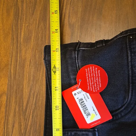 SPANX Ankle Straight Leg Jeans in Vintage Black