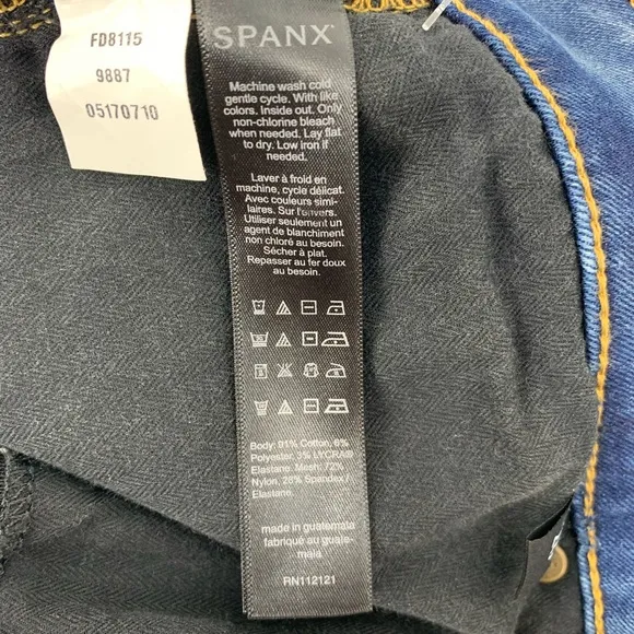 Spanx Sara Blakely Raven 5 Pocket Boyfriend Jeans