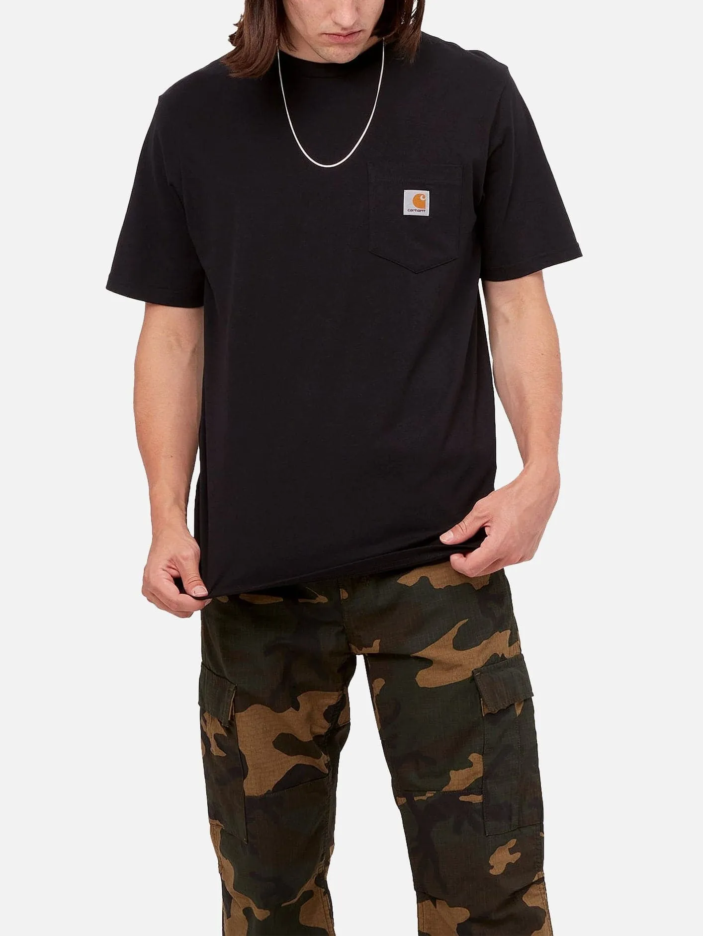 S/S Pocket T-Shirt - Black