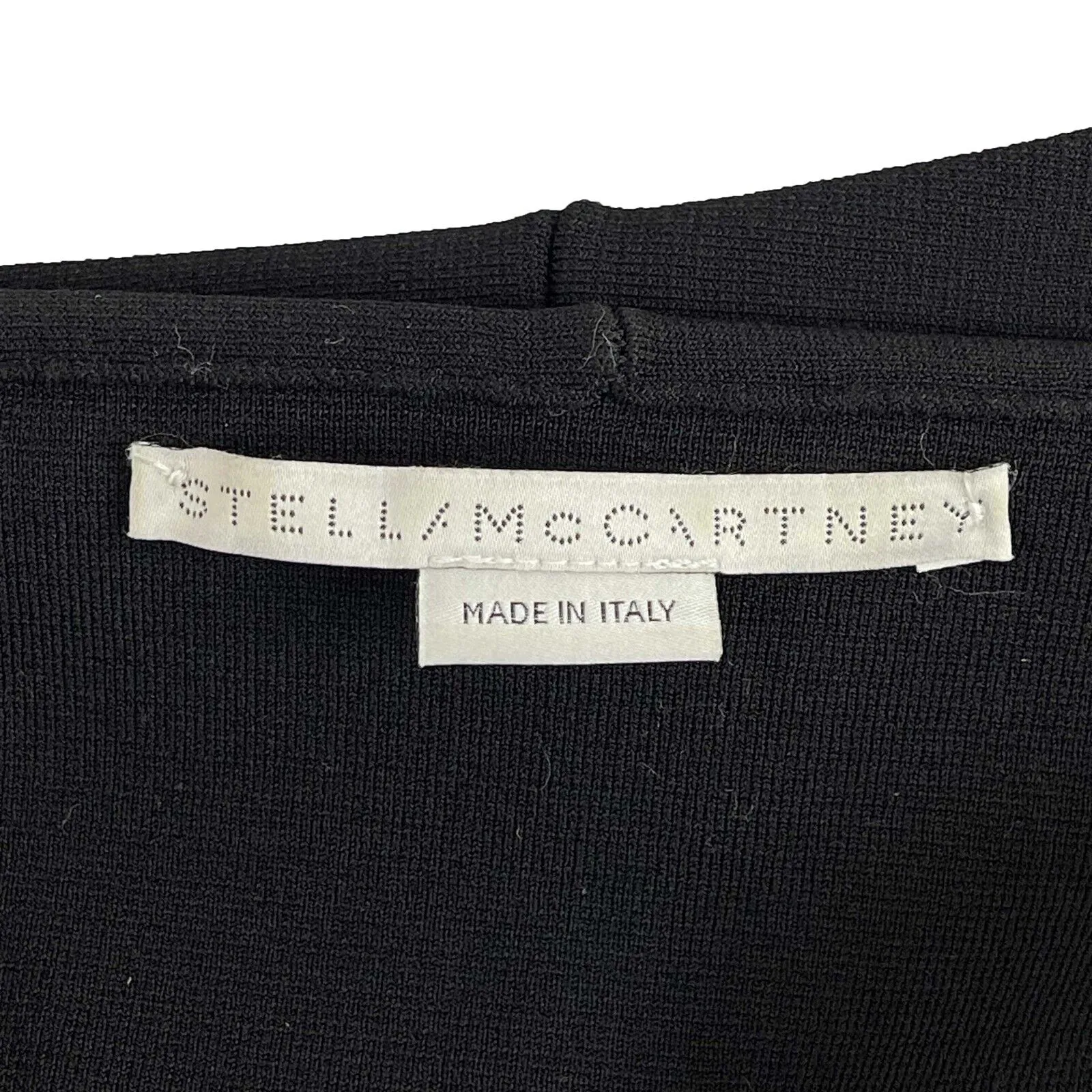 Stella McCartney - Excellent - Off Shoulder Ruffle - Black Top - 40 US 6