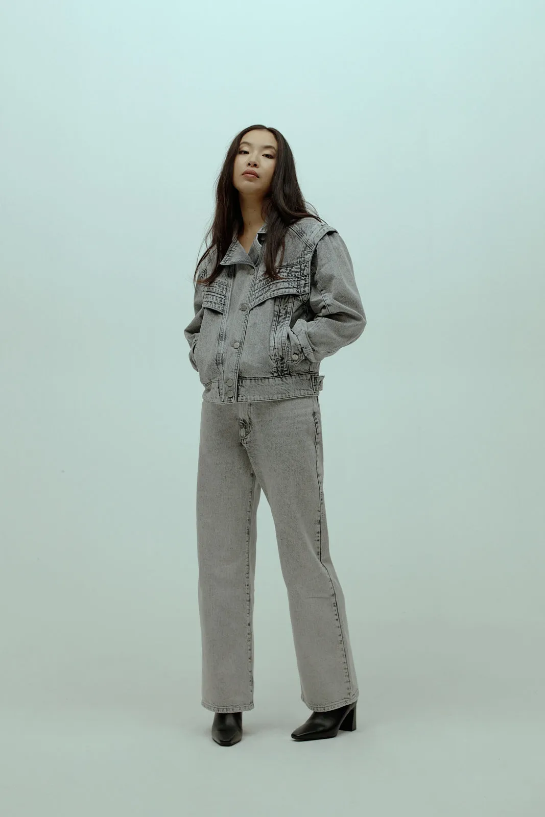 Stevie - Mid Waist Boyfriend Jeans