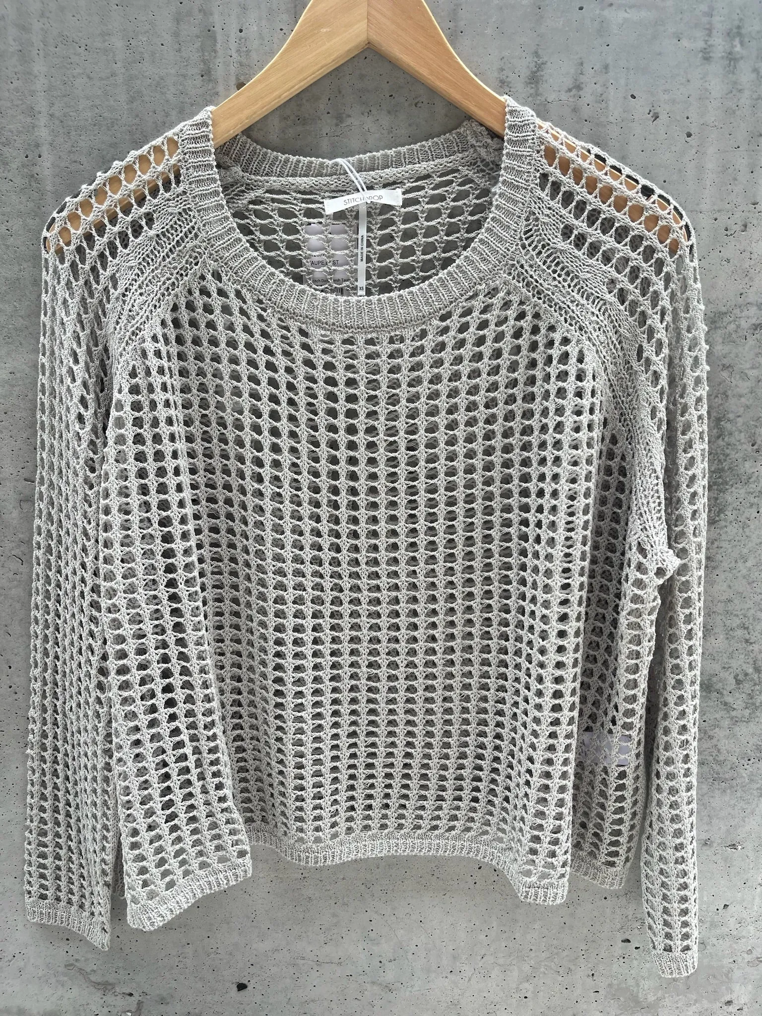 Stitch Drop Daily Mesh Sweater