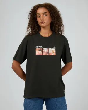 Streets Baggy Tee Worn Black