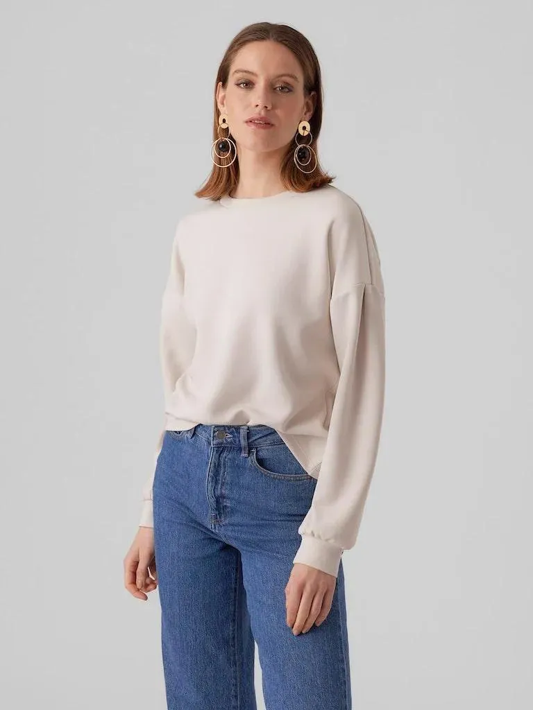 Sudadera Vero Moda Panna Pumice Stone