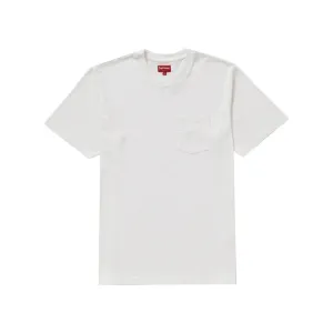 Supreme Overdyed Pocket Tee- White