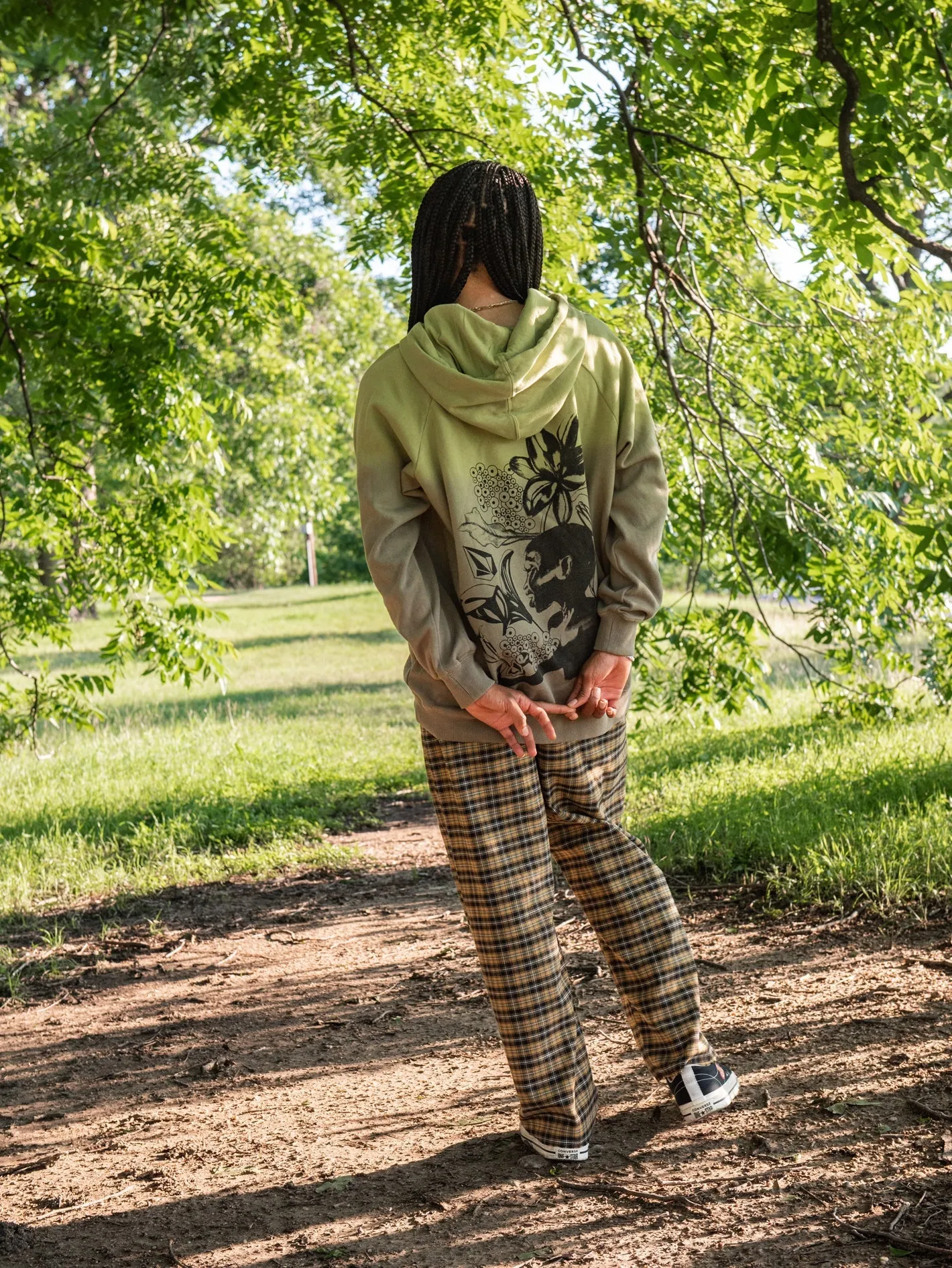 Sweat à capuche de Dede - ISLAND GREEN