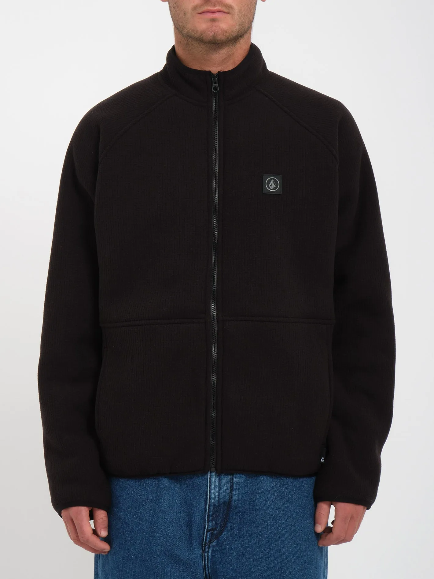 Sweat Sherpa Zippé Runtime Grid - BLACK