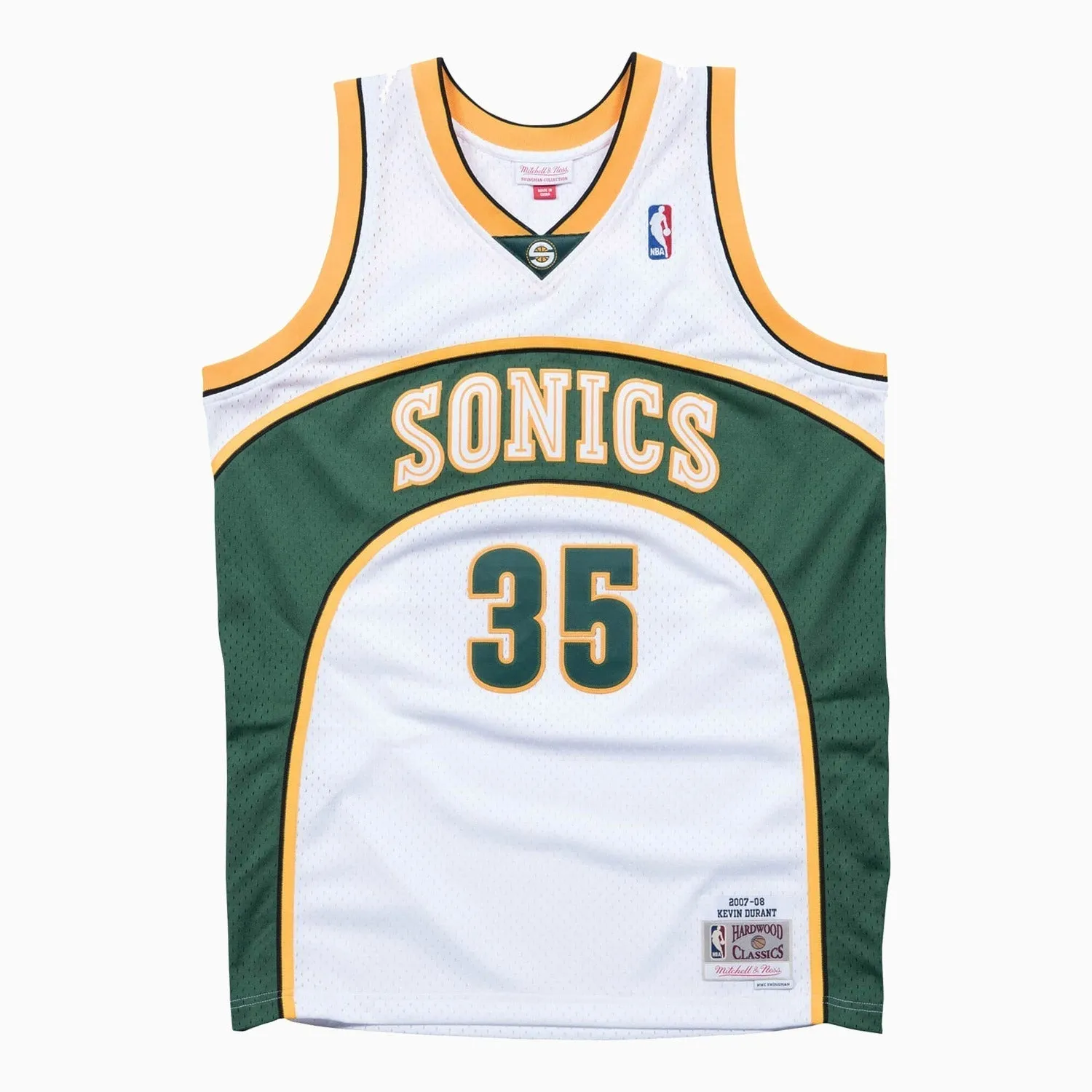 Swingman Kevin Durant Seattle Supersonics NBA 2007-08 Jersey