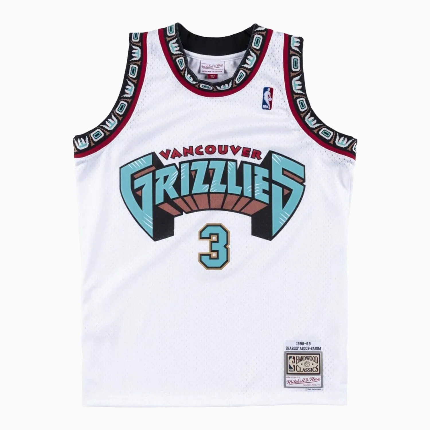 Swingman Shareef Abdur-Rahim Vancouver Grizzlies NBA 1998-99 Jersey