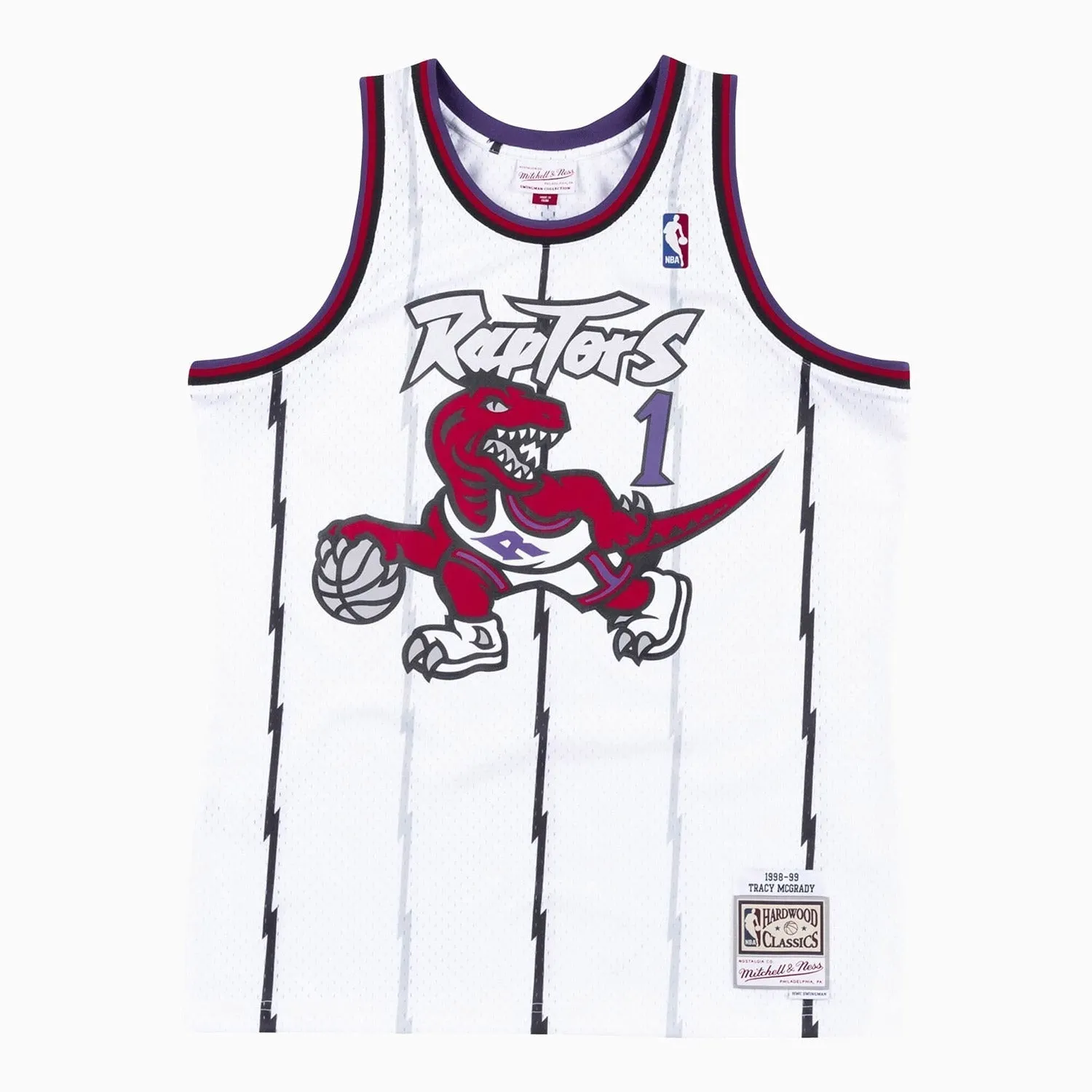 Swingman Tracy McGrady Toronto Raptors NBA 1998-99 Jersey