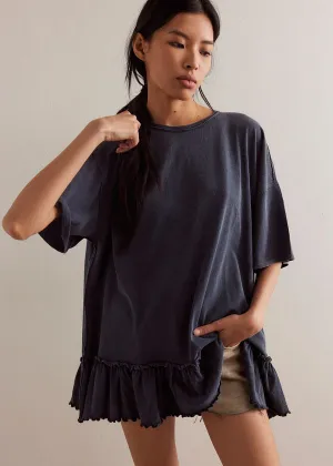T-shirt Why Yes Tee in Black di Free People