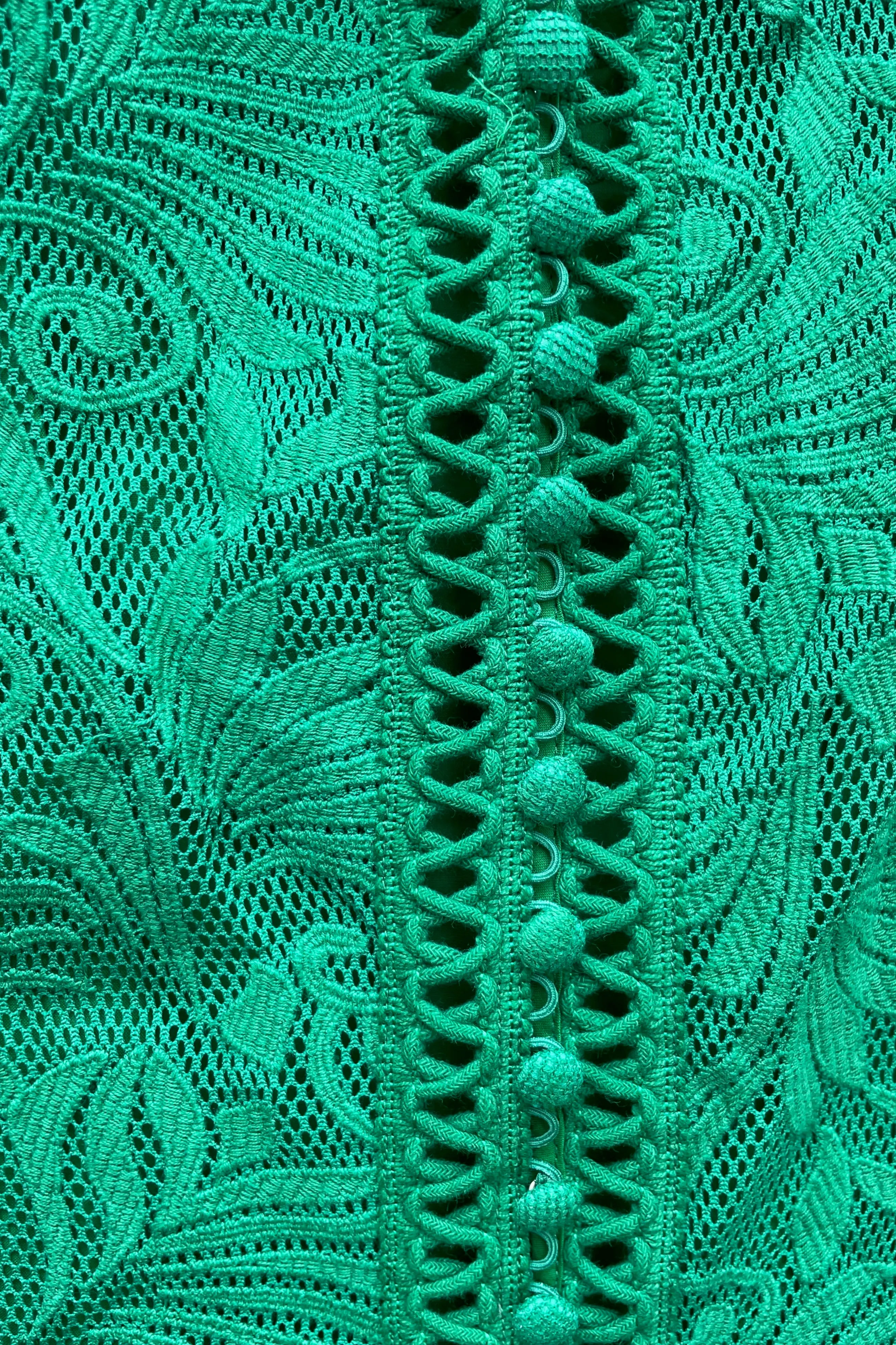 Tamryn Lace Blouse - Emerald - GDS