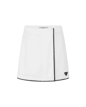 Terry Cloth Mini Skirt
