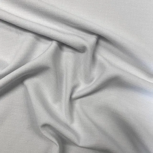 Textured Linen Look - White