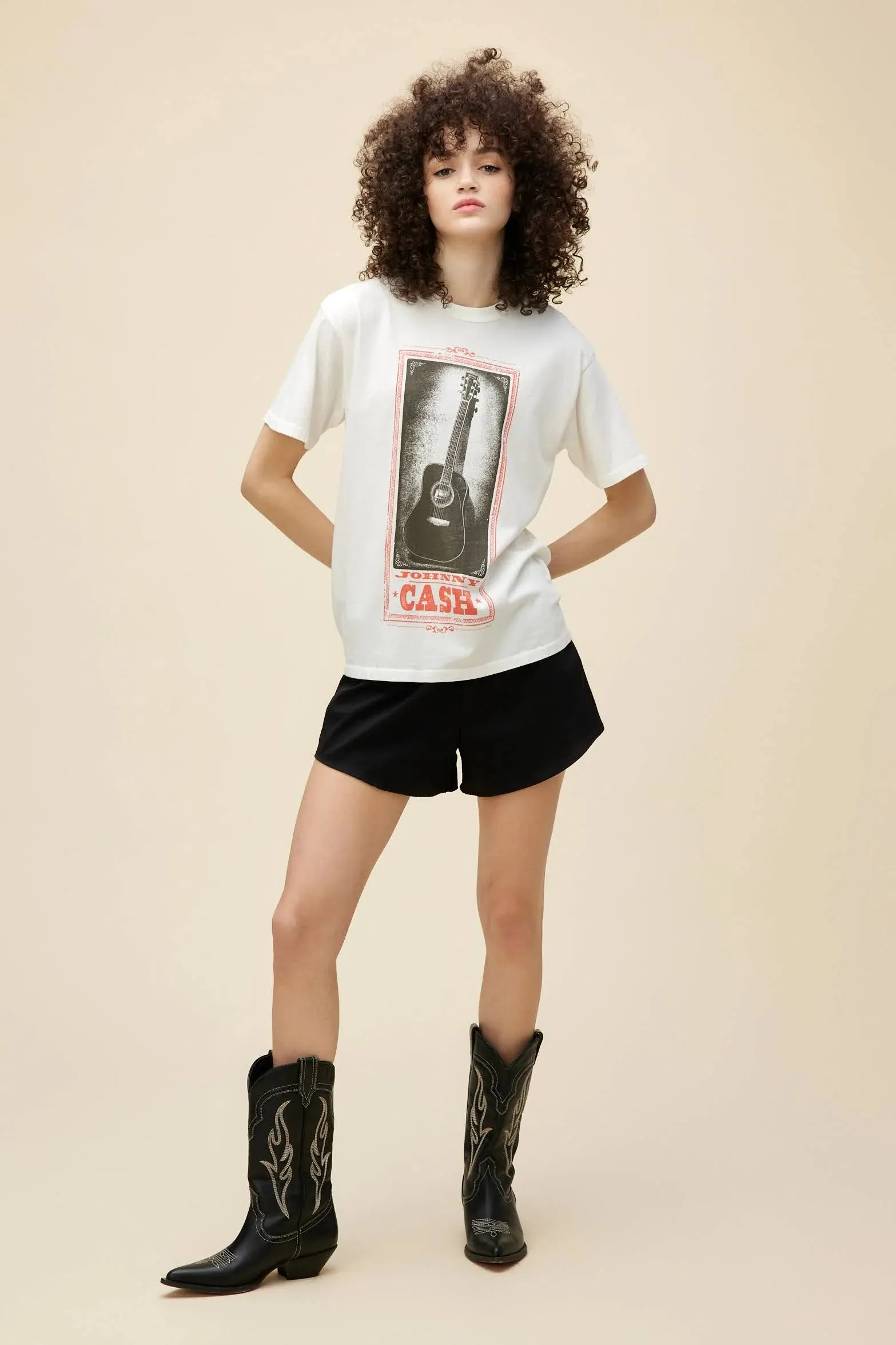 The Johnny Cash Guitar Weekend Tee by Daydreamer