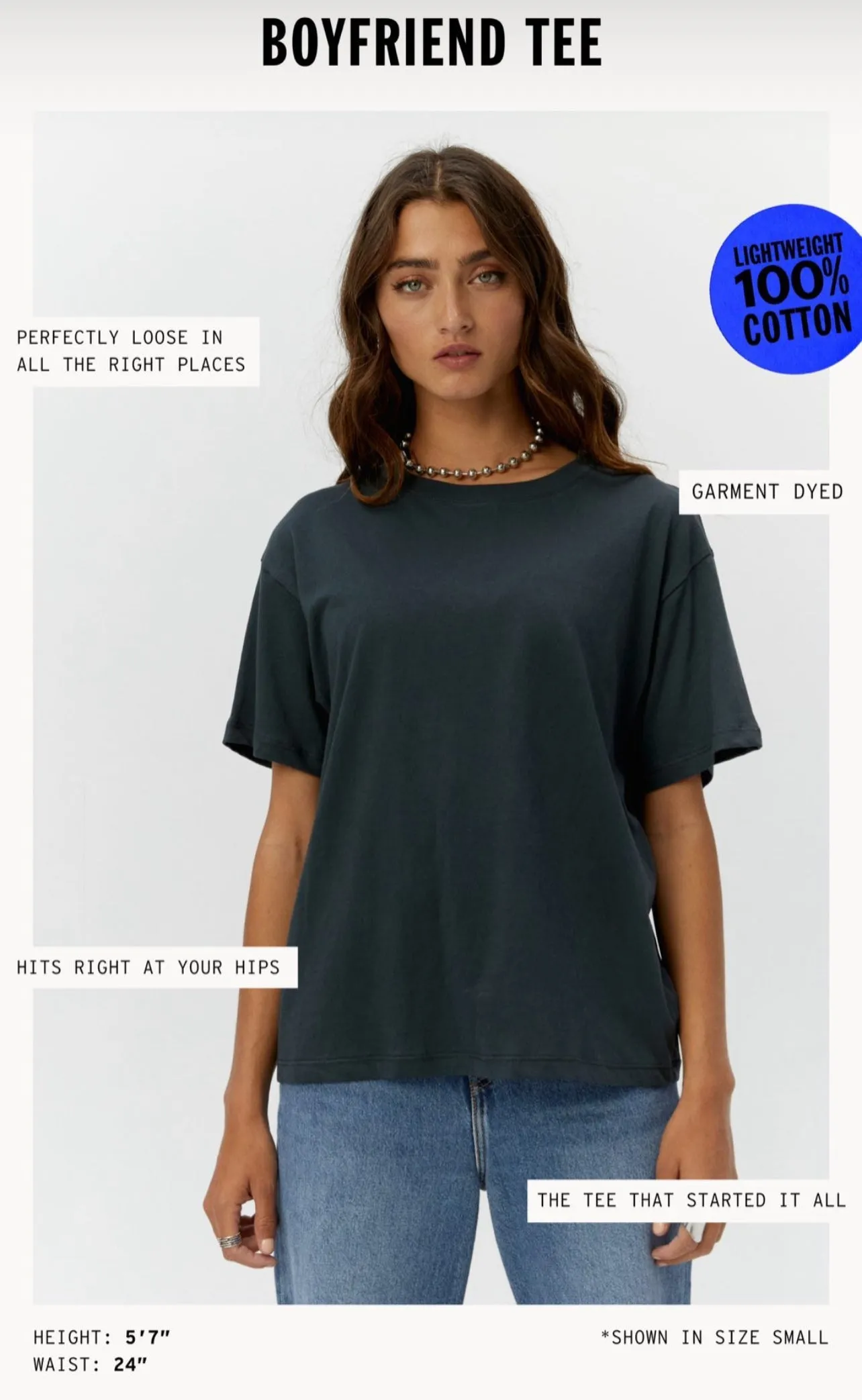 The Led Zeppelin Tour 1975 Boyfriend Tee by Daydreamer
