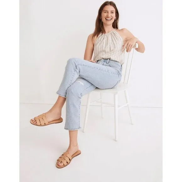 The Perfect Vintage Crop Jean in Sudbury Wash | 33 | NWT