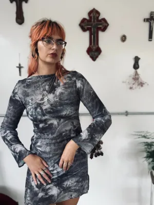 The Rohan Dress in Sanctus Print