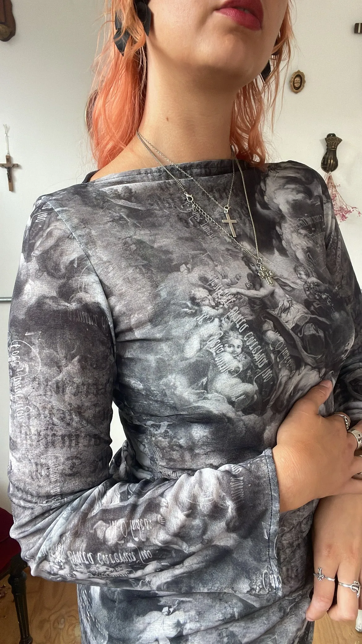 The Rohan Dress in Sanctus Print