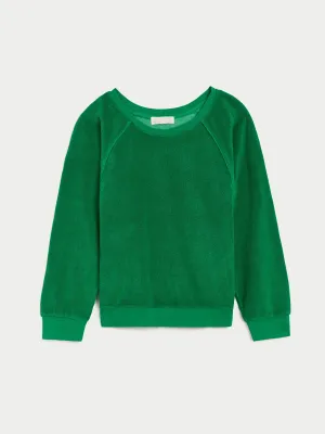 The Saba Raglan Top in Terry