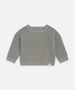 The Summit Raglan Knit - OD Steel