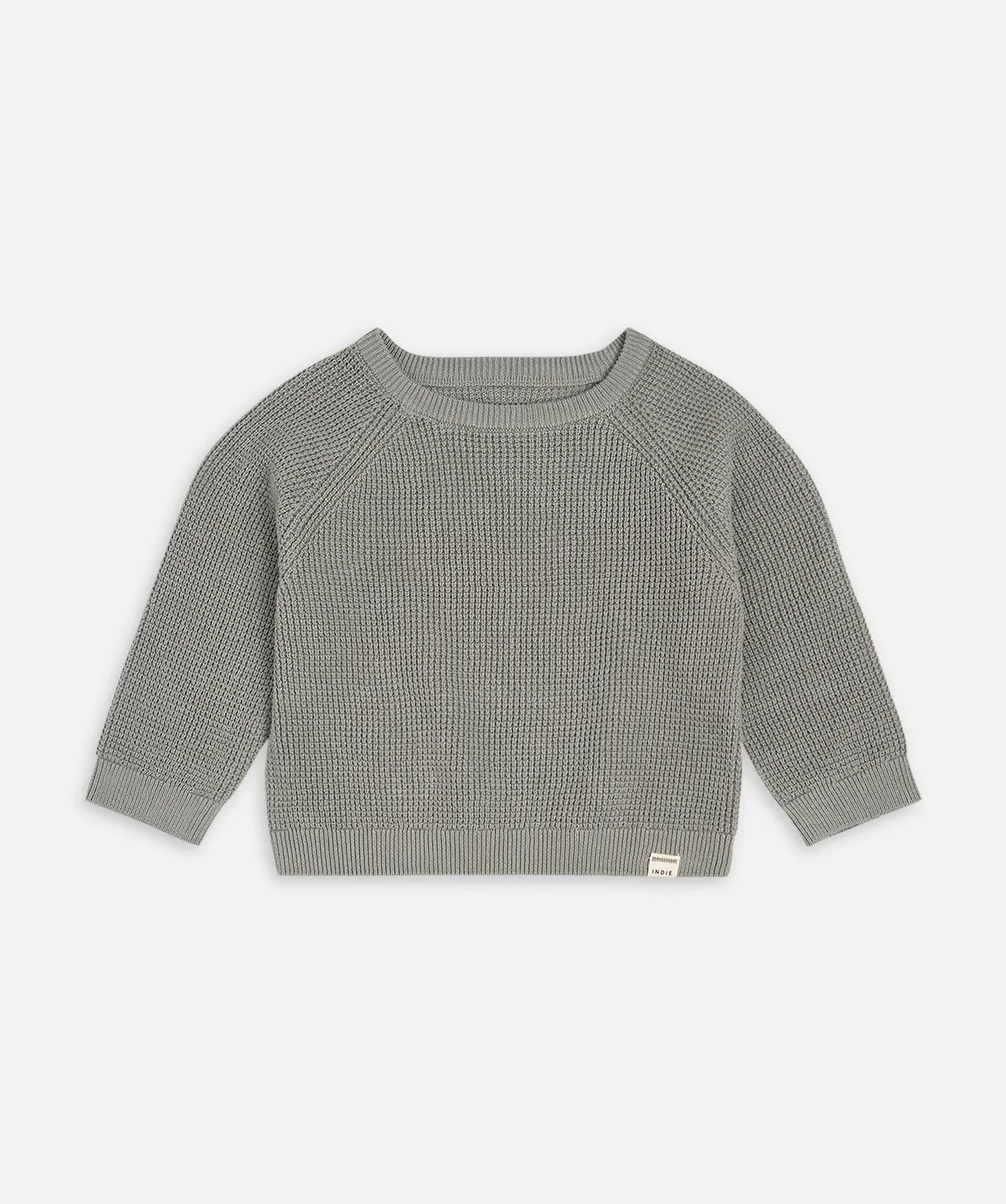 The Summit Raglan Knit - OD Steel