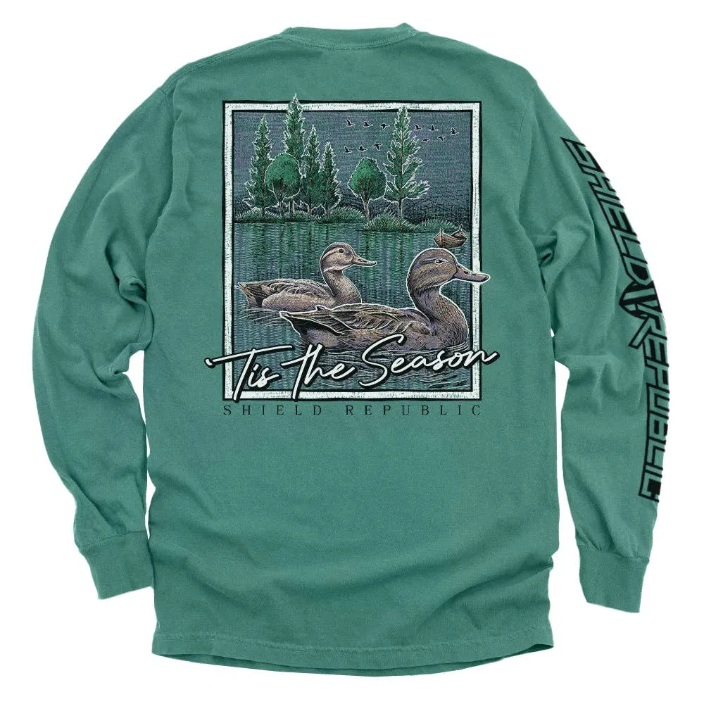 Tis the Season Duck: Bay / XL / Comfort Colors Pocket Tee