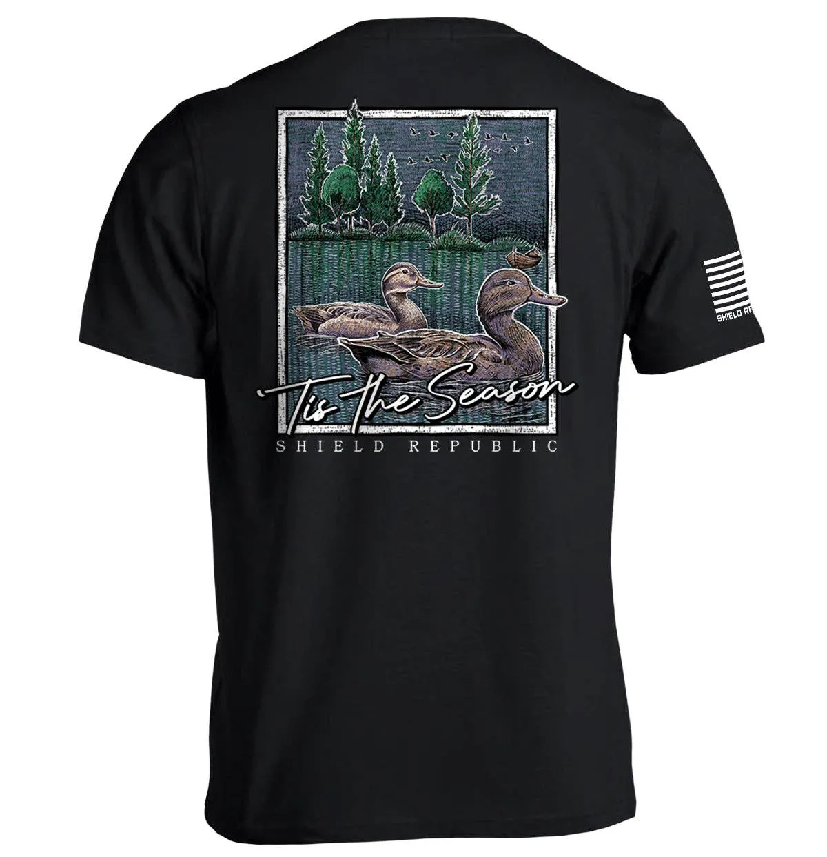 Tis the Season Duck: Bay / XL / Comfort Colors Pocket Tee