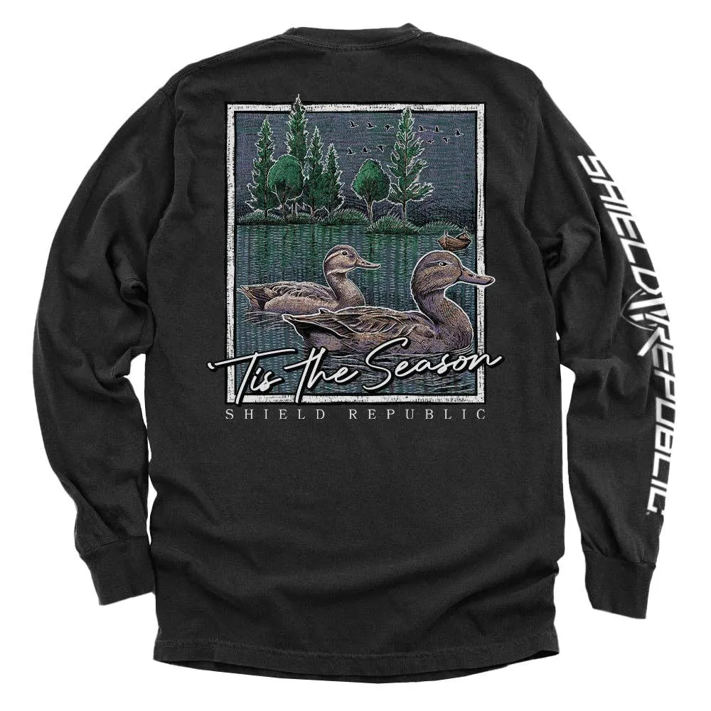 Tis the Season Duck: Bay / XL / Comfort Colors Pocket Tee