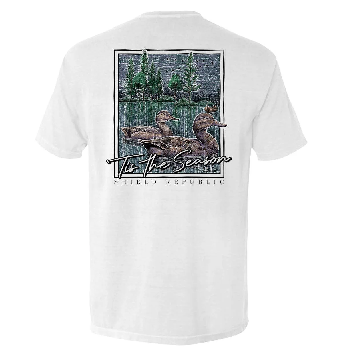 Tis the Season Duck: Bay / XL / Comfort Colors Pocket Tee