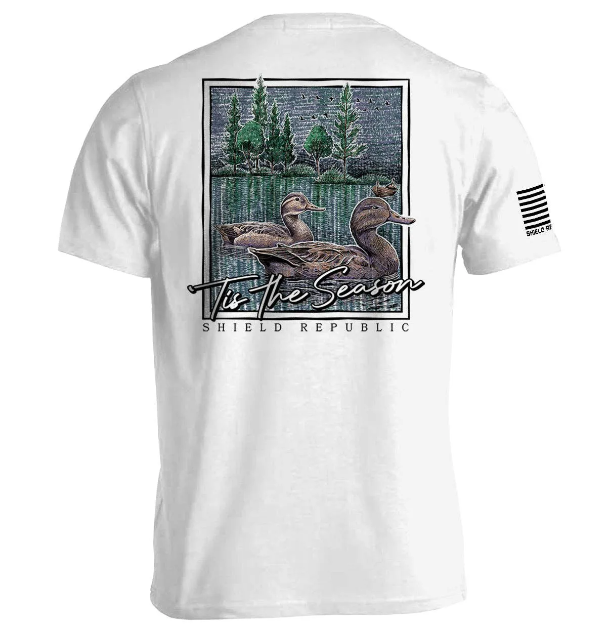 Tis the Season Duck: Bay / XL / Comfort Colors Pocket Tee