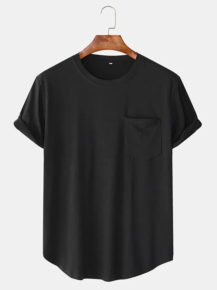 Tom | plain basic t-shirts with pocket