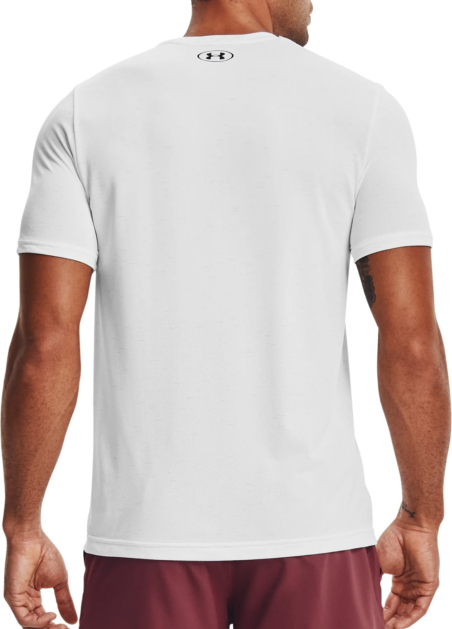 Under Armour Seamless Short Sleeve Mens Training Top - White