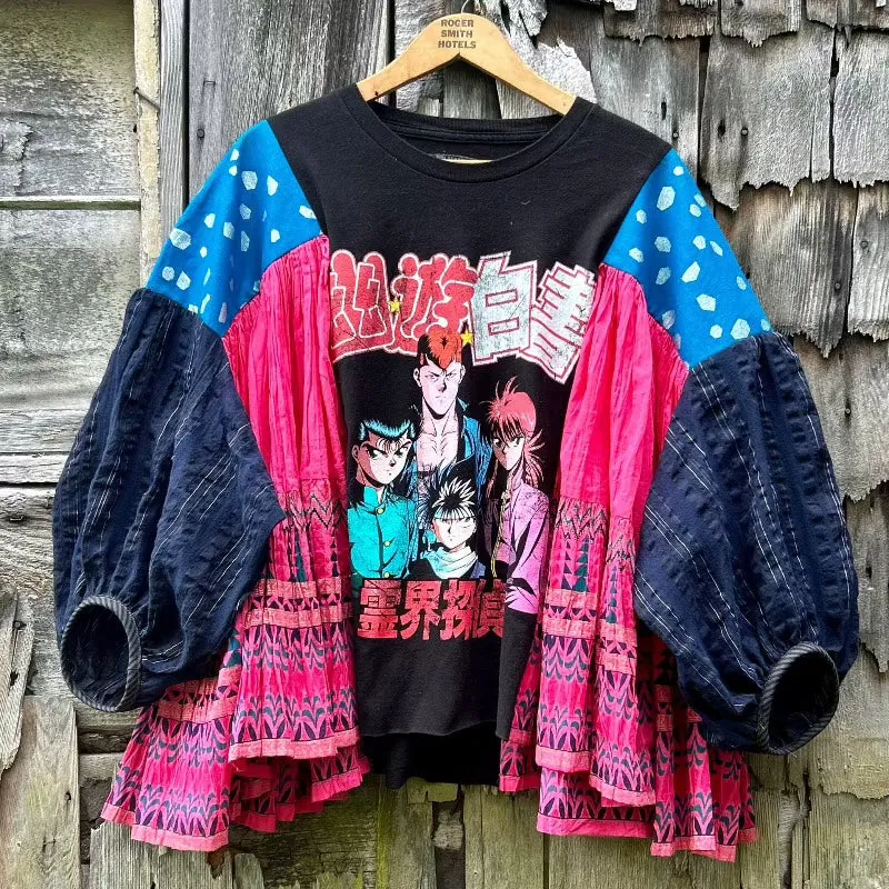 Upcycled Manga Tee featuring My Hero Academia