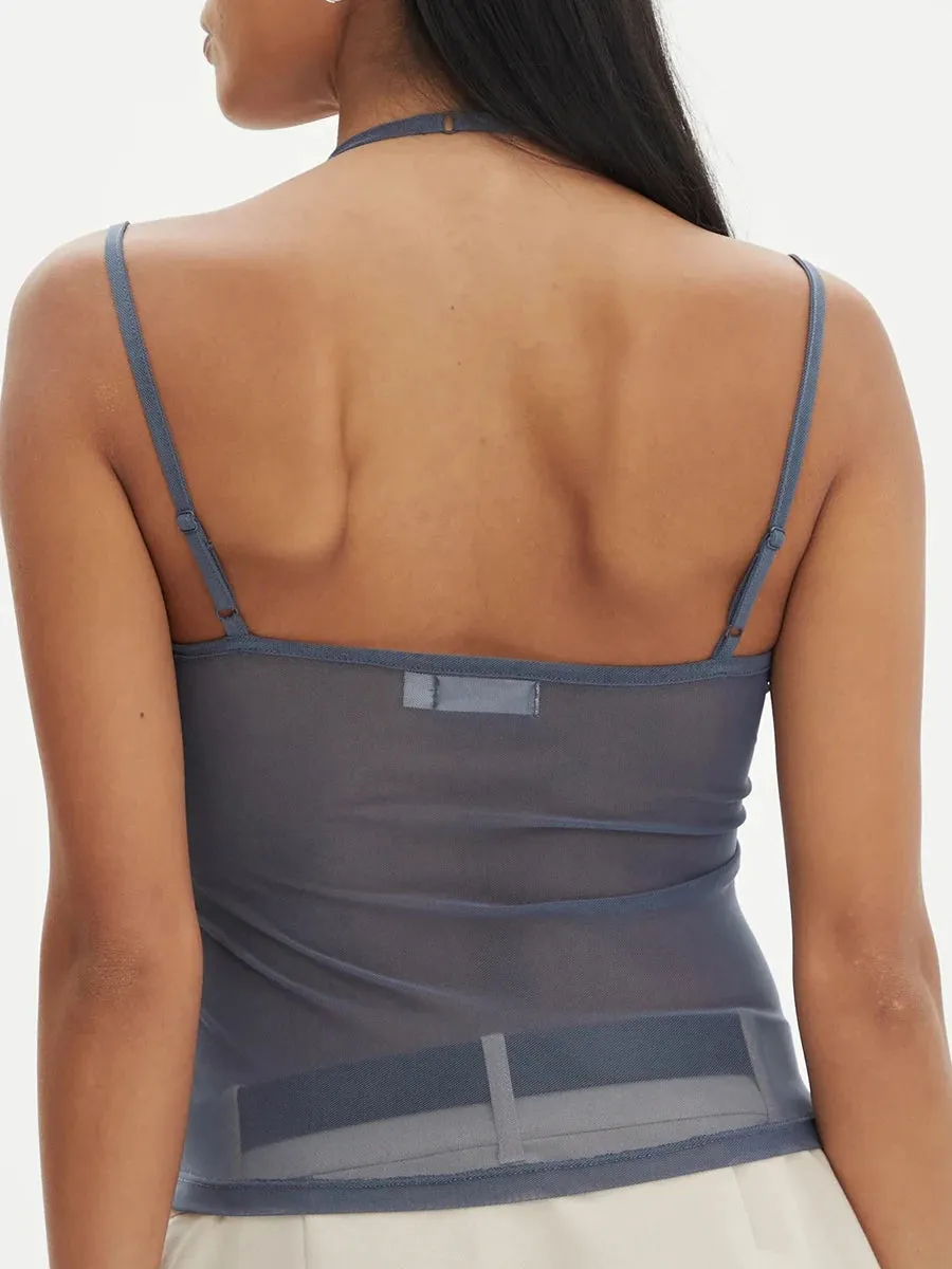 Vanessa Mesh  Halter Top