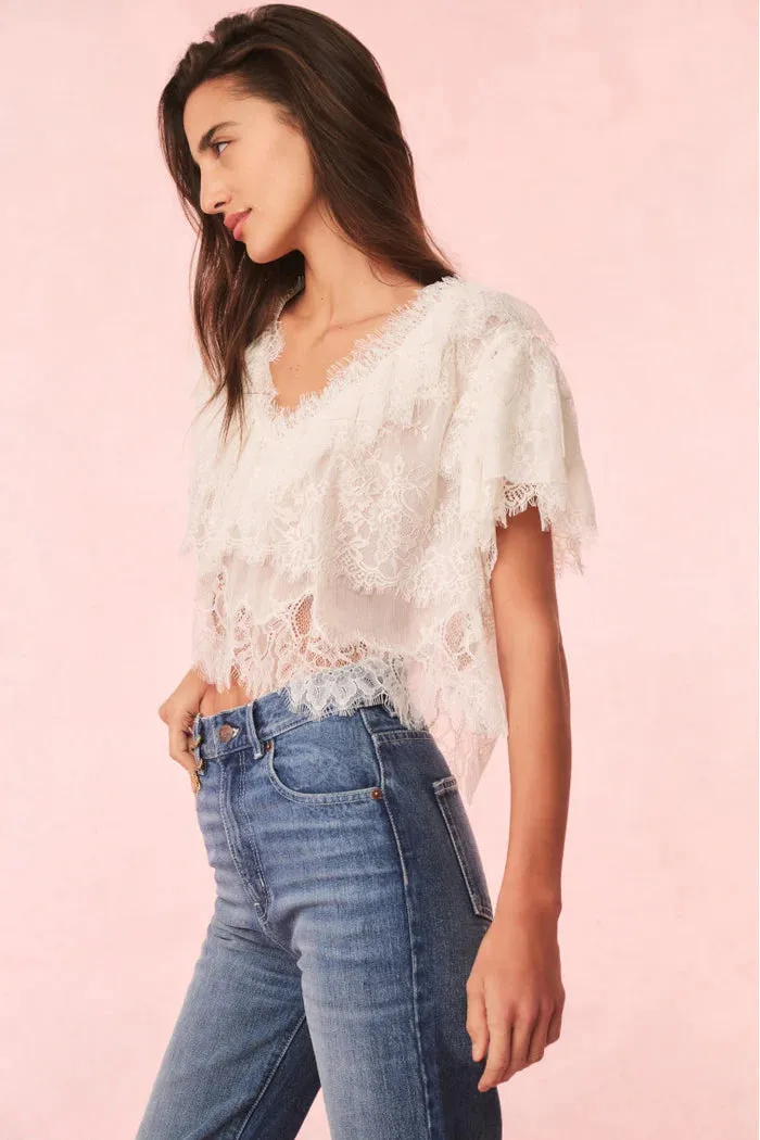 Vienne Top Ivory