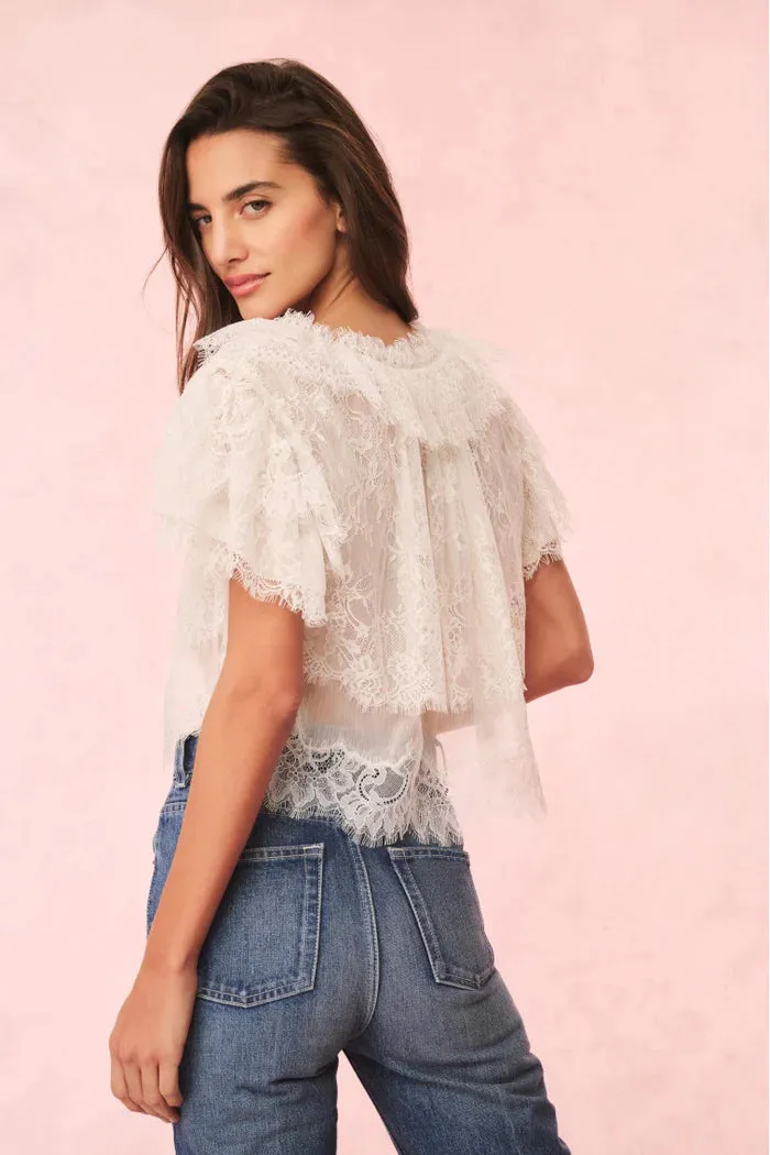 Vienne Top Ivory