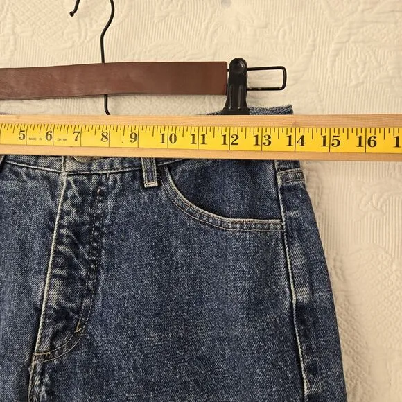 Vintage 80s Guess High Rise Tapered Mom Jeans~28~USA 100% Cotton