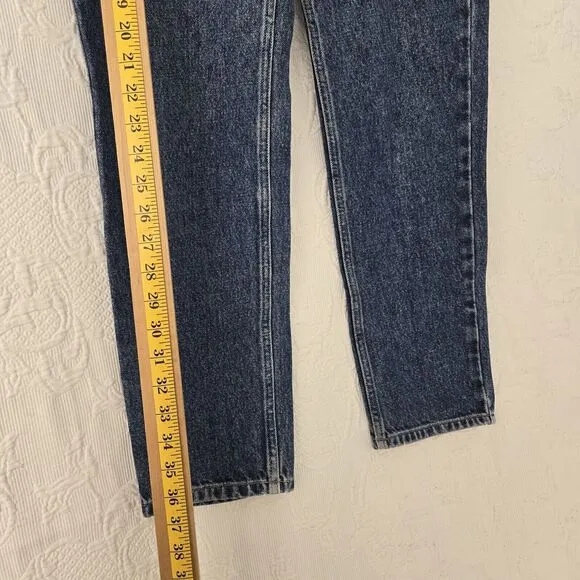 Vintage 80s Guess High Rise Tapered Mom Jeans~28~USA 100% Cotton