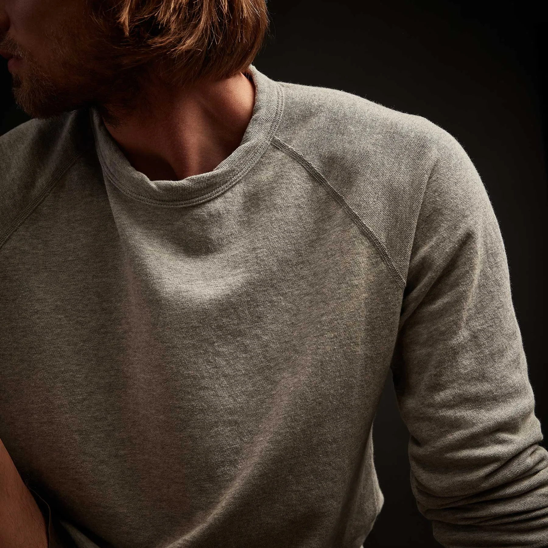 Vintage French Terry Sweatshirt - Heather Grey