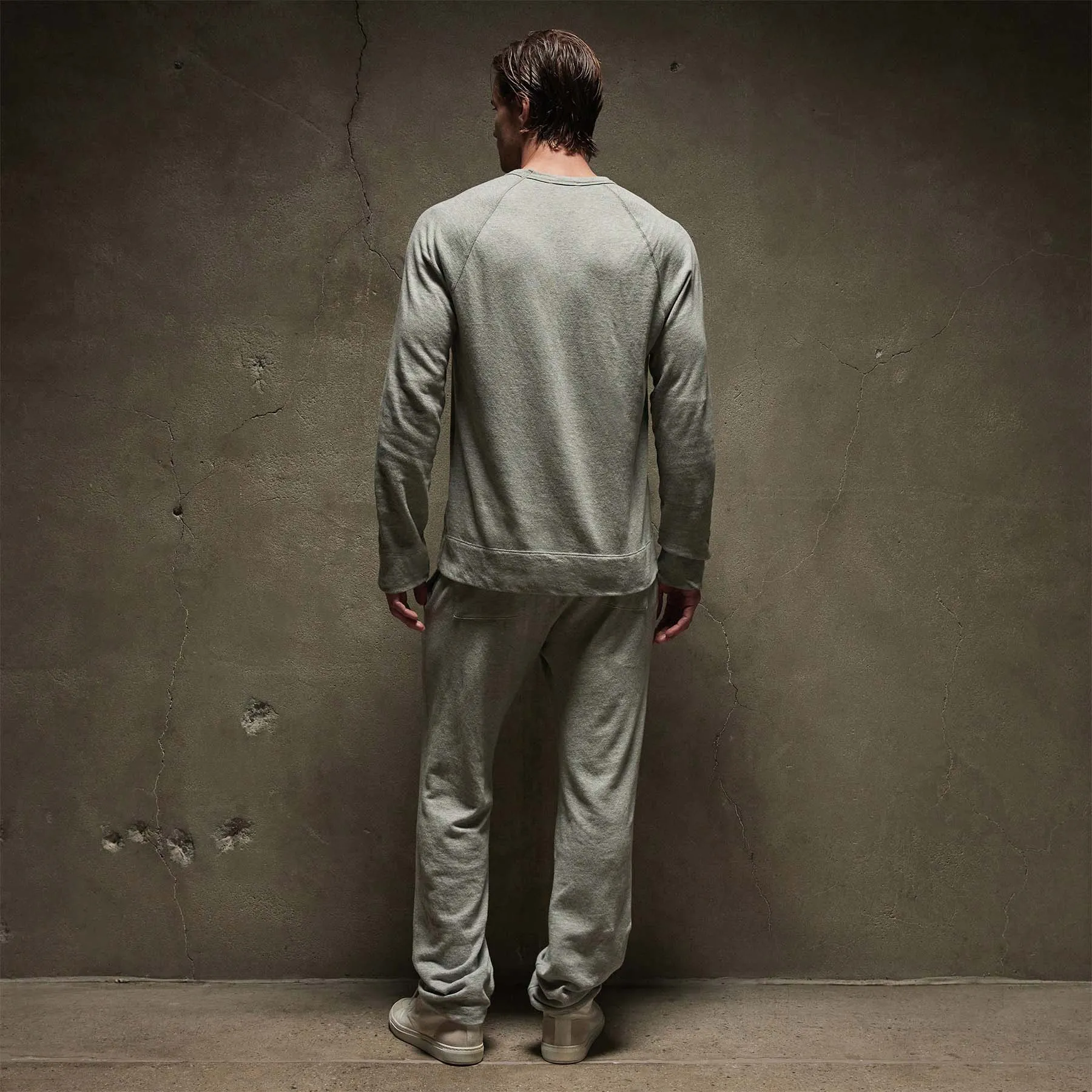 Vintage French Terry Sweatshirt - Heather Grey
