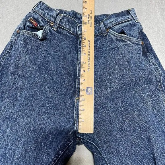 Vintage LEE Jeans Womens‎ 12 Riders High Waist Mom Dark Acid Wash USA