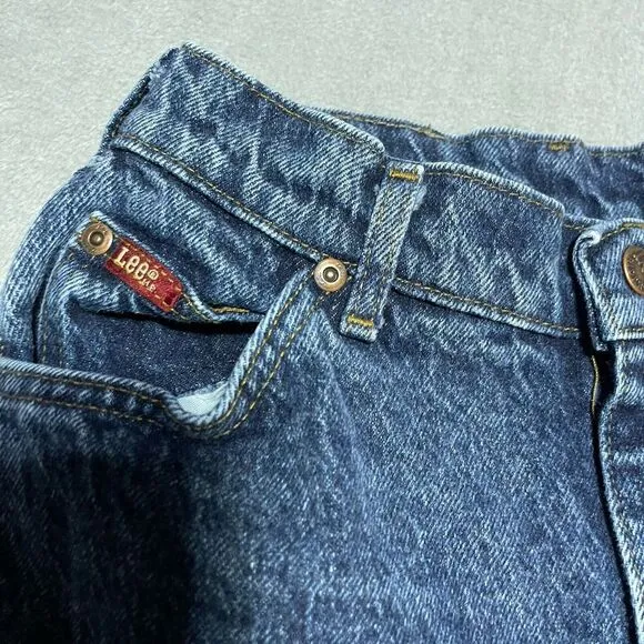 Vintage LEE Jeans Womens‎ 12 Riders High Waist Mom Dark Acid Wash USA
