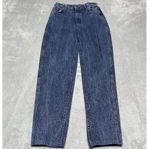 Vintage LEE Jeans Womens‎ 12 Riders High Waist Mom Dark Acid Wash USA