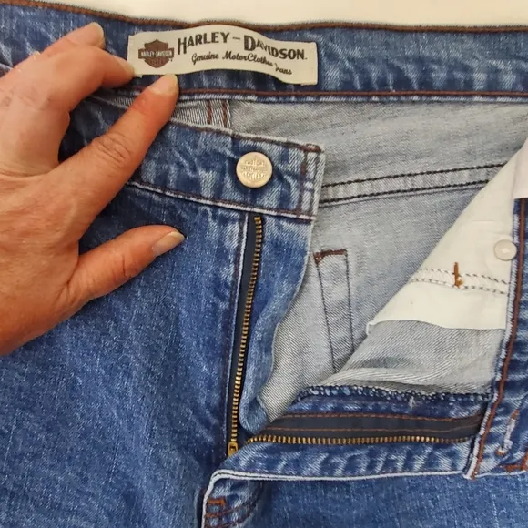 Vintage NWT Harley Davidson straight leg mom jeans 12 regular