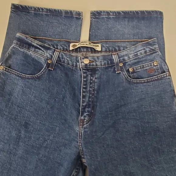 Vintage NWT Harley Davidson straight leg mom jeans 12 regular