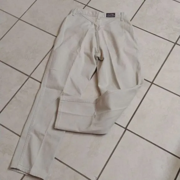 Vintage Ozark Mountain Western Jeans high rise pinch waist cream size 11