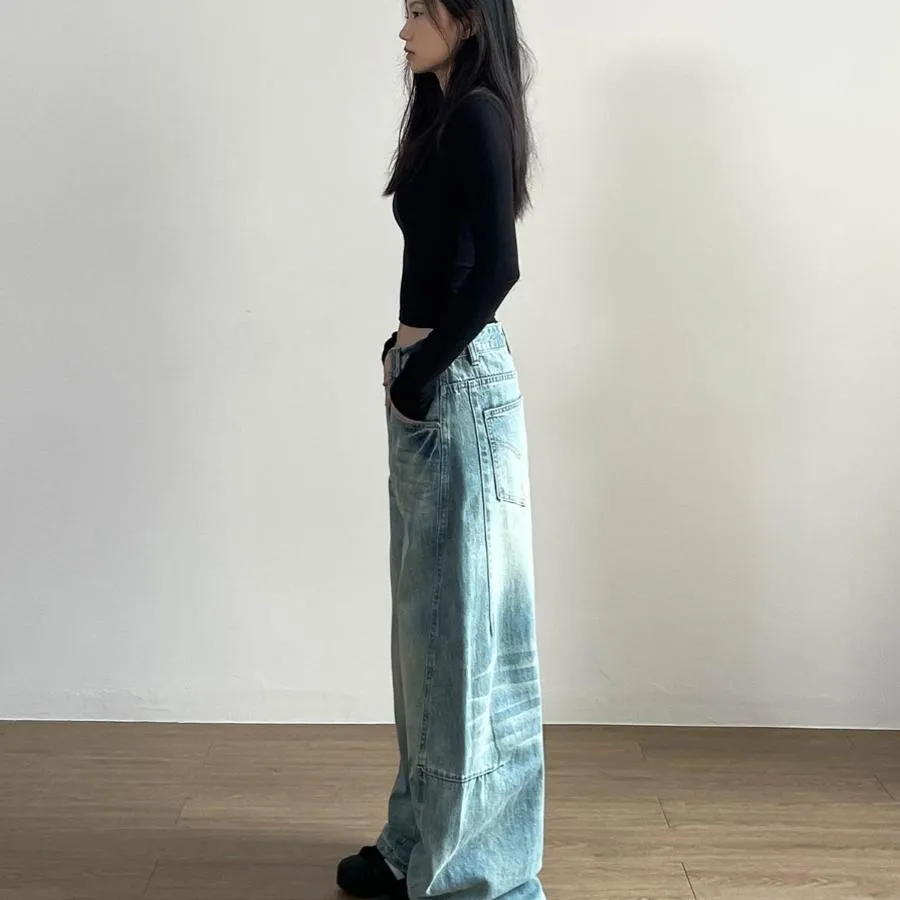 Vintage Straight Loose Boyfriend Jeans